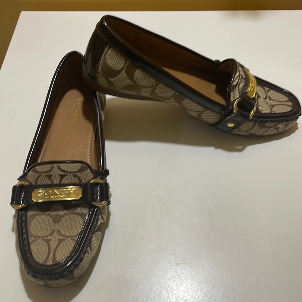 Coach penny loafers